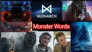 Monster Words Universe Godzilla & Kong Universe Update