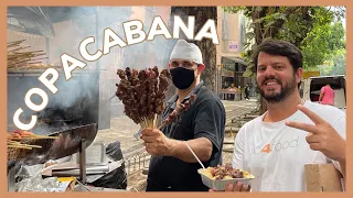 ⏰ 12h COMENDO TUDO em COPACABANA - Rua Barata Ribeiro | RIO4FUN