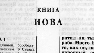 Библия. Книга Иова. Ветхий Завет (читает Ефимов А.Ф.)