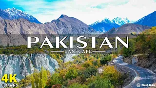 FLYING OVER PAKISTAN (4K UHD) - Relaxing Music Along With Beautiful Nature Videos - 4K Video HD