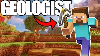 Real GEOLOGIST Plays Minecraft FOR THE FIRST TIME!!!