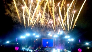 Tomorrowland Brasil 2015 (4K): Ending Fireworks ~ David Guetta - Titanium @ Main Stage