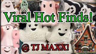 I found all the VIRAL HOT ITEMS @ TJ MAXX!  Plus lots more New Halloween hitting the stores!🎃💀👻