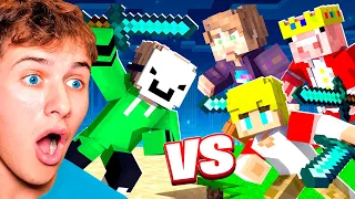 DREAM vs EVERYONE Minecraft BATTLE! (Full Fight)