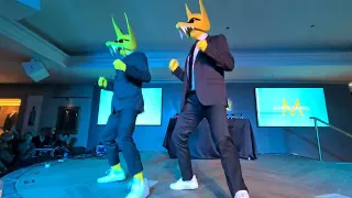 subwoolfer "give that wolf a banana" (Norway 2022) Live at london eurovision party 2022