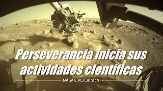 Perseverance inicia sus actividades científicas en Marte