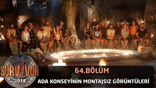 TV'DE YOK | Ada konseyinin montajsız görüntüleri | 64. Bölüm | Survivor 2018