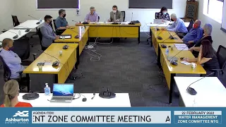 Ashburton Water Management Zone Committee Meeting for 22 February 2022
