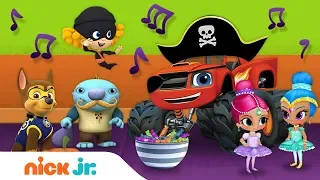 Costume Crazy Halloween Song 🎶 Ft. PAW Patrol, Shimmer & Shine, Dora and Friends | Nick Jr.