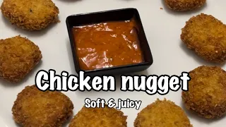 How to make chicken nugget at home||Chicken nugget||soft n juicy||freeze n store||❤️