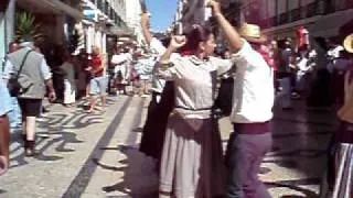Lafões dança na Baixa de Lisboa