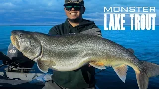 MONSTER LAKE TROUT - CLEARWATER LAKE MANITOBA