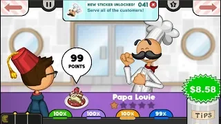 Papa's Scooperia To Go! - Unlocking Papa Louie!