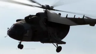 Czech Mi-171 / Mi-24 Helicopter Squad Demo under the Display Line @ Nato Days 2014