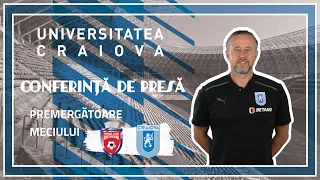 Conferință de presă premergătoare meciului FC Botoșani - Universitatea Craiova