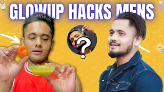 GLOW UP HACKS लड़को के लिए  | Looksmaxxing | 8 GLOW UP Hacks To Level Up Your Looks