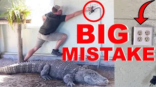 Unbelievable Mistake We Made In The Alligator House!