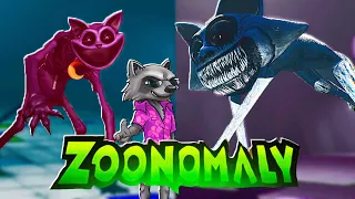 🦝 ZOONOMALY RACOON vs CAT NAP in Roblox Morph RACCOON STEVE