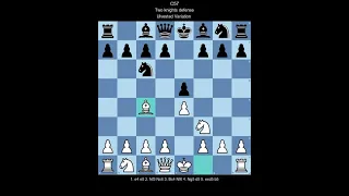 ECO C57 Two knights defense, Ulvestad Variation  (White perspective)