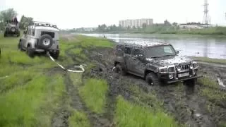 Lexus LX470 vs Hummer H3 vs УАЗ. Кто круче?