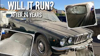 BARN FIND | FIRST START IN 24 YEARS | 1978 Jaguar XJ6