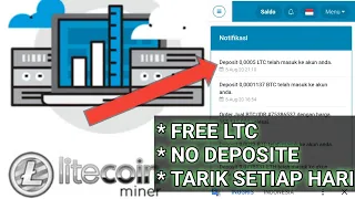 100% GRATIS !!! Cara Baru Dapat LTC  Lansung Bisa Di WITHDRAW ke Indodax