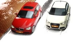 Audi A1 против BMW 1-er сравнительный видео-тест