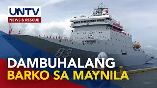 Pinakamalaking Chinese naval training ship, dumaong sa pantalan sa Maynila