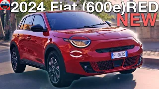 All NEW 2024 Fiat (600e) RED - FIRST LOOK, interior, exterior