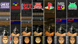 DOOM (1993) GBA vs PS1 vs DOS vs Android vs SNES vs Sega 32X vs Atari Jaguar (Which One is Better!)