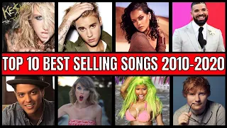 Top 10 Best Selling Songs Of Each Year From 2010 - 2020 | #BillboardTop