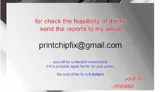 Printer Chip RESET Fix CLP 360 365 365W