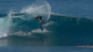 Surfing the blue walls of Uluwatu