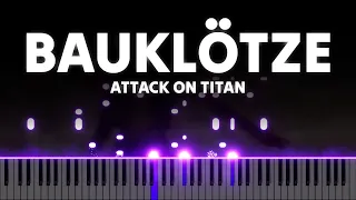 [Animenz] Bauklötze (Hange's Final Theme) - Attack on Titan: The Final Season [Piano Tutorial]