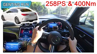 Part 2/2 | W206 Mercedes-Benz C300 AMG Line | Malaysia #POV [Genting Run 冲上云霄] [CC Subtitle]