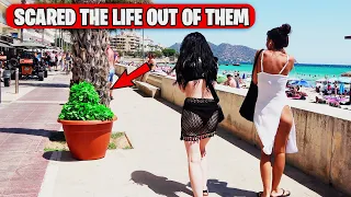 Scared the Life out of Them. Bushman Prank