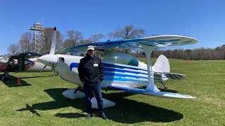 Uncle John fly in Triple Tree Aerodrome