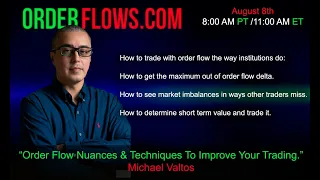 Live Webinar "Generate An Income Trading Futures Only 2 Hours Per Day " with Michael Valtos