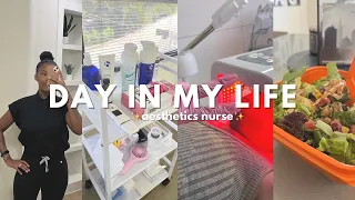 DAY IN THE LIFE OF AN AESTHETIC NURSE WORKING AT A MED SPA | TEARRA MARCEE