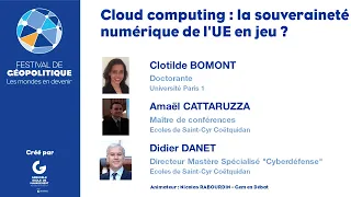 Conférence : Cloud computing : la souveraineté numérique de l'UE en jeu ?