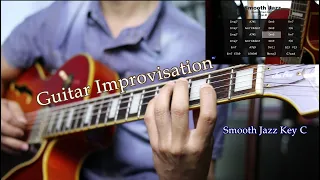 Guitar Improvisation Smooth Jazz Key C