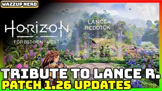 Horizon Forbidden West Update 1.26 Adds Beautiful Tribute to Lance Reddick #horizonforbiddenwest