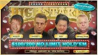 SUPER HIGH STAKES $100/200/400 w/ Garrett, Wesley, Ben, Israeli Ron - Commentary by Kane Kalas