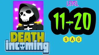 Death Incoming! 11 12 13 14 15 16 17 18 19 20 level answers gameplay