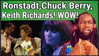 CHUCK BERRY,LINDA RONSTADT and KEITH RICHARDS - Back in the USA REACTION