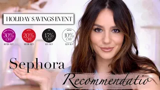 SEPHORA RECOMMENDATIONS : HOLIDAY SAVINGS EVENT 2022 Fall