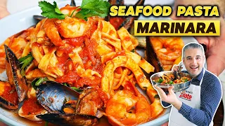 Unforgettable Recipe. SEAFOOD PASTA MARINARA