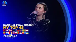 Eurovision 2024: National Season - My Top 45