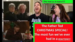 Americans React | The Father Ted CHRISMAS SPECIAL | A Chirstmassy Ted | S1 EP7 | REACTION