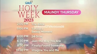 GMA - Holy Week 2023 Maundy Thursday schedule lineup [06-APR-23]